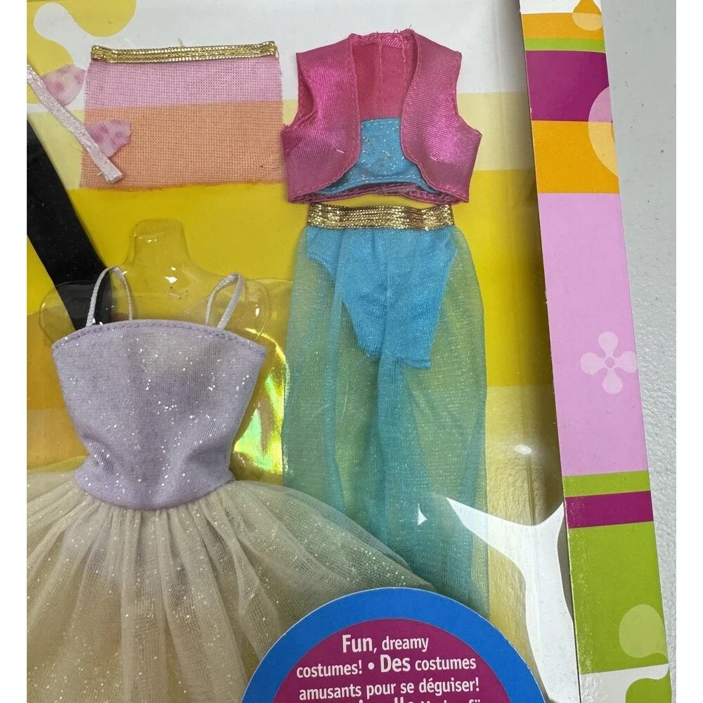 Vintage 2003 Mattel Barbie Fashions‎ Fun Dreamy Costumes Clothes C1183 C3325 NIB